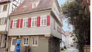 Das Haus in der Brählesgasse 21 stammt aus dem Jahr 1348 und ist das Älteste in Bad Cannstatt. Foto: Iris Frey
