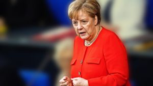 Gut gewappnet: Merkel hat auf alle Fragen eine Antwort parat. Foto: dpa