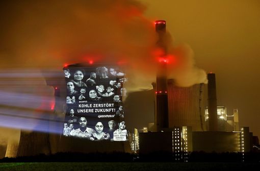 Aktivisten  gegen den Klimawandel setzen vor allem auf starke Bilder. Foto: dpa/Oliver Berg