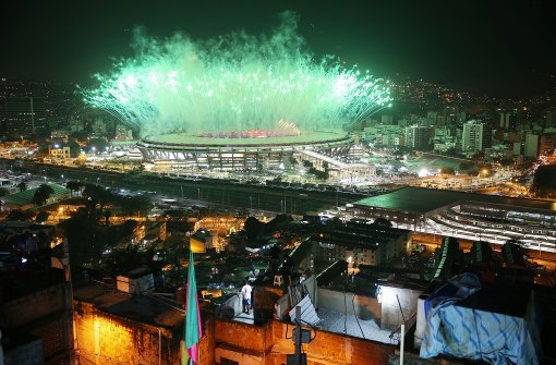 Die Eröffnungsfeier in Rio de Janeiro: Farbenprächtig und schrill. Foto: Getty Images South America