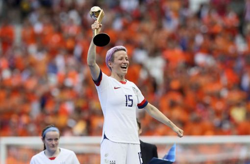 Megan Rapinoe gehört zu den Stars der US-Nationalmannschaft. Foto: AP