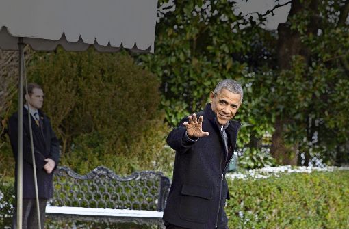 Obama sagt Goodbye zum Weißen Haus Foto: AP, AFP (2)
