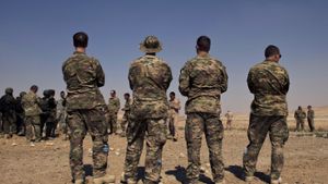 US-Spezialsoldaten, hier bei einem Manöver in Jordanien, üben auf dem Schießstand der US-Army in Böblingen für Einsätze in der ganzen Welt. Foto: AP
