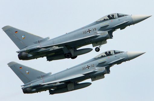 Groß im Rennen: Die Bundeswehr will 33 ihrer Eurofighter ersetzen – und zieht dieses Modell von Airbus als Nachfolger für ihre atomwaffenfähigen  Tornado-Jagdbomber nun noch intensiver in Betracht. Foto: dpa