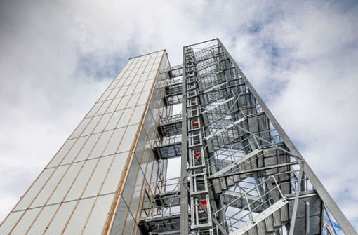 Im Rahmen der IBA’27 entsteht bei der Uni  Vaihingen ein innovatives Hochhaus. Foto: Universität Stuttgart /Uli Regenscheit