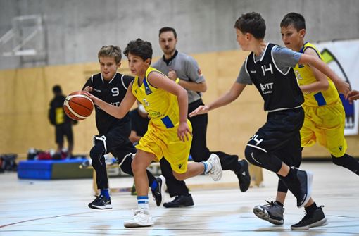 Basketball-Action in der Reiber-Halle – wie hier 2021. Foto: Archiv/Horst Dömötör