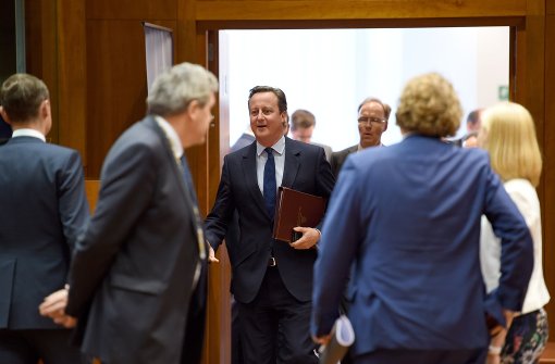 Steht nach dem Brexit ziemlich alleine da: David Cameron. Foto: AFP