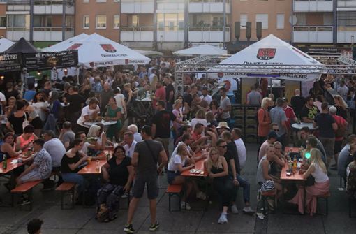 In Wendlingen sind die Menschen in Massen zum Street-Food-Festival gepilgert. Foto: privat