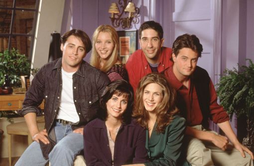 Lauter schöne und nette Menschen: die Hauptdarsteller der US-Serie „Friends“ 2013 Foto: NBC