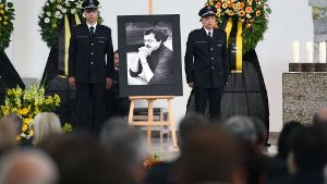 Bewegende Trauerfeier für Polizeichef Thomas Züfle