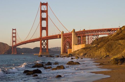Die vielleicht berühmteste Brücke der Welt: Die Golden Gate Brigde bei San Francisco. Foto: Wikipedia commons/Christian Mehlführer/CC BY-SA 3.0
