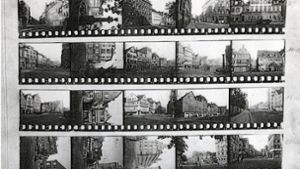 Die Fotos für „Stuttgart 1942“ liegen als Kontaktabzüge vor. In der Bildergalerie erhalten Sie weitere Einblicke ins Entstehen des Projekts. Foto: Jan Georg Plavec /Stadtarchiv Stuttgart
