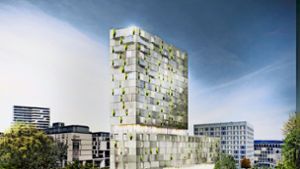 Der   Wettbewerbsentwurf  gilt als  erledigt, ein neues Arbeitsmodell liegt für das Projekt an der Heilbronner Straße vor. Foto: RKW Architektur +