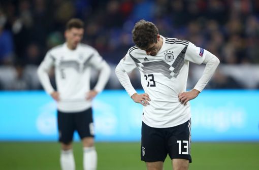 Das Jahr 2018 endet für Thomas Müller und das DFB-Team mit einer weiteren Enttäuschung. Wir haben die Leistungen der Spieler wie folgt bewertet. Foto: Bongarts