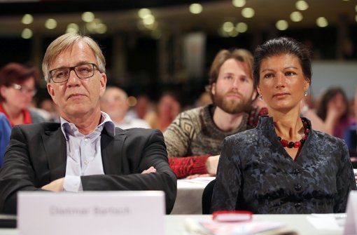 Die künftigen Fraktionschefs der Linken: Sahra Wagenknecht und Dietmar Bartsch Foto: dpa