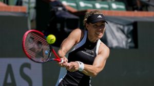 Gewann ihr Auftaktmatch in Indian Wells gegen Petra Martic: Angelique Kerber. Foto: Mark J. Terrill/AP/dpa
