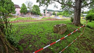 Bei  der Fahrradbahn und dem Schulzentrum (im Hintergrund) soll der neue Gerlinger Treff entstehen. Foto: factum/