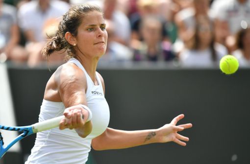 Julia Görges ist ins Viertelfinale von Wimbledon eingezogen. Foto: AFP