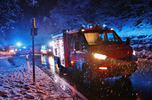 Der Dauerschnee hat zu vielen Unfällen in der Region geführt. Foto: 7aktuell.de/ Lermer