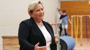 Landeskultusministerin Susanne Eisenmann will den Schulen entgegenkommen. Foto: imago images/Pressefoto Baumann