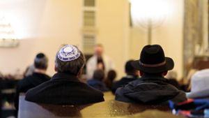Ein Gottesdienst in der Synagoge der  jüdischen Gemeinde in Stuttgart. Foto: /Lichtgut/Verena Ecker