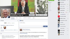 MP Winfried Kretschmann macht sich bei der Ice Bucket Challenge nicht nass, spendet aber trotzdem für die ALS-Forschung. Foto: Facebook/Screenshot: SIR
