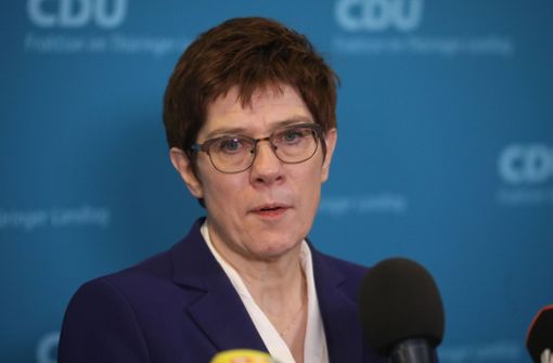 CDU-Chefin Annegret Kramp-Karrenbauer Foto: dpa/Bodo Schackow