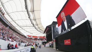 Die Mitgliederversammlung des VfB Stuttgart fand in der Mercedes-Benz-Arena statt. Foto: Pressefoto Baumann