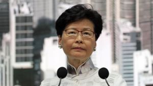 Carrie Lam steht bei vielen Hongkongern in der Kritik Foto: AP