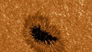 Gestochen scharfe Bilder eines Sonnenflecks hat das größte europäische Sonnenteleskop Gregor aufgenommen. Foto: dpa
