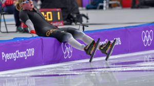 Claudia Pechstein verpasst bei Olympia 2018 ihre zehnte Olympia-Medaille im Eisschnelllauf. Foto: dpa