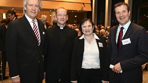 Hans H. Pfeiffer, Christian Hermes, Roswitha Blind und Martin Körner (v. li.). Foto: Jan Reich