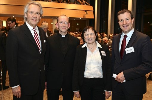 Hans H. Pfeiffer, Christian Hermes, Roswitha Blind und Martin Körner (v. li.). Foto: Jan Reich