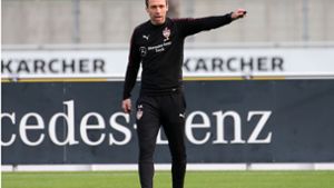 Andreas Hinkel trainiert den VfB Stuttgart vorerst interimsmäßig. Foto: Baumann