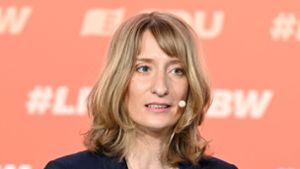CDU-Generalsekretärin Isabell Huber will sich auf Spendersuche machen. Foto: dpa/Bernd Weissbrod