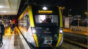 Die E-Züge der Schönbuchbahn verspäten sich um ein halbes Jahr. Foto: /Stefanie Schlecht