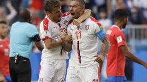 Serbien hat in der Gruppe E sein Auftaktspiel bei der Fußball-WM in Russland gewonnen. Foto: AP