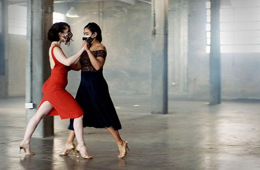 Melancholischer Anblick: Tango unter Corona-Bedingungen Foto: Delfina DArminio/Spiegel TV