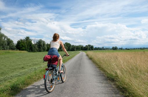 Fahrrad fahren hält fit und macht Spaß. Foto: dpa-tmn/Florian Sanktjohanser
