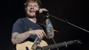 T-Shirt und Wuschelfrisur: Ed Sheeran ist ein Superstar, doch das sieht man ihm nicht an. Foto: dpa