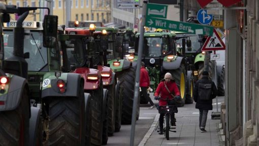 Wird die Innenstadt erneut von Traktoren verstopft sein? Foto: Lichtgut/Leif Piechowski (Archiv)
