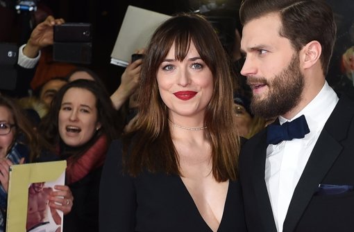Fifty Shades of Grey-Stars Dakota Johnson und Jamie Dornan sorgen für klopfende Herzen auf der Berlinale. Foto: dpa
