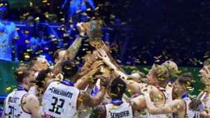 Die deutschen Basketballer sind erstmals Weltmeister geworden. Foto: dpa/Michael Conroy