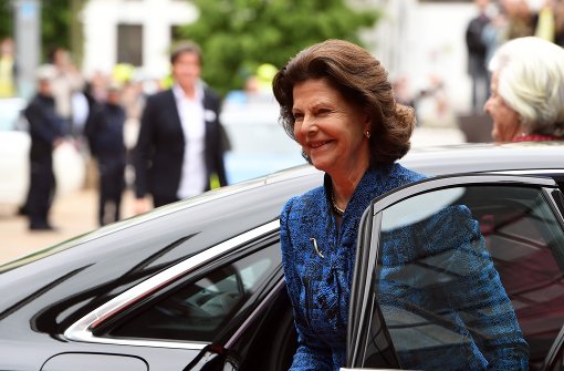 Königin Silvia von Schweden besucht Düsseldorf. In unserer Bildergalerie zeigen wir Bilder von ihrem Besuch. Foto: dpa