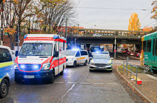An der Haltestelle Nürnberger Straße erlitt ein Fußgänger schwere Verletzungen. Foto: 7aktuell/Jens Pusch
