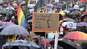 In vielen Teilen Deutschlands wurde am Samstag wieder gegen Rechtsextremismus demonstriert (Archivbild). Foto: dpa/Roberto Pfeil