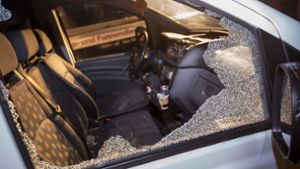 Autoknacker fackeln nicht lange – und zertrümmern die Beifahrerscheibe. Foto: 7aktuell.de/Simon Adomat