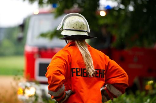 Einsatzkräfte aus drei Feuerwehren waren bei einem Gartenbrand im Kreis Ludwigsburg im Einsatz. Foto: picture alliance/dpa/Daniel Bockwoldt