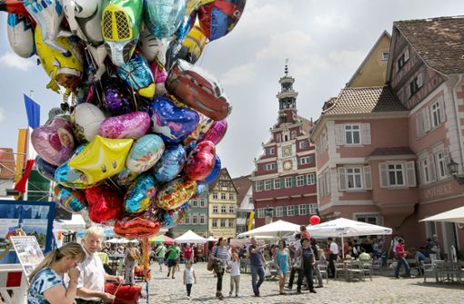 In Esslingen gibt es genug Platz für öffentliche Feste. Eines der buntesten Events ist das Bürgerfest. Foto: Horst Rudel. Foto:  