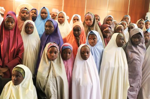 Bereits im März waren Mädchen aus den Fängen der Terrorgruppe Boko Haram befreit worden. Foto: AFP